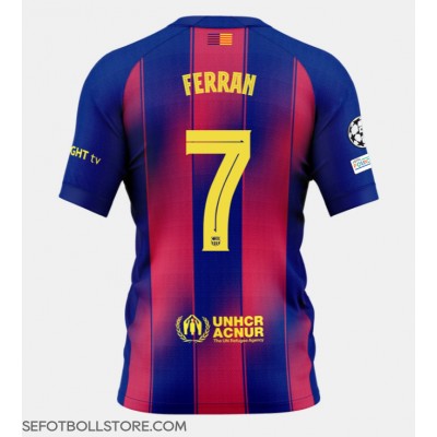 Barcelona Ferran Torres #7 Replika Hemmatröja 2025-26 Kortärmad Barcelona Ferran Torres #7 Replika Hemmatröja 2025-26 Kortärmad